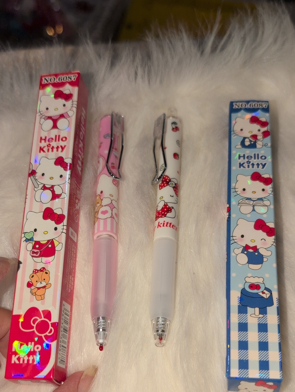Kid's "Hello Kitty" Ink Pens - Set Of 2